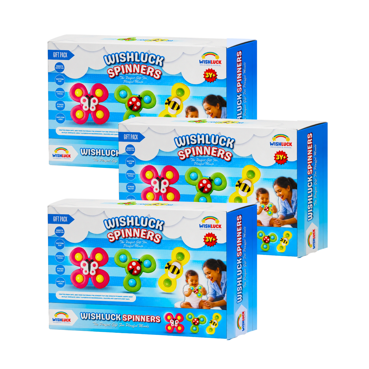 Suction Spinner Toys for Babies & Toddlers.