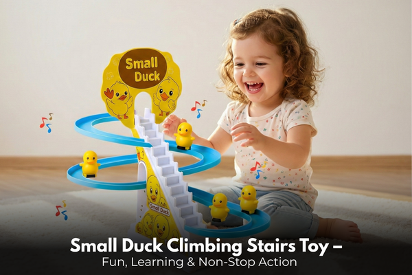 Small Duck Climbing Stairs Toy – Fun, Learning & Non-Stop Action