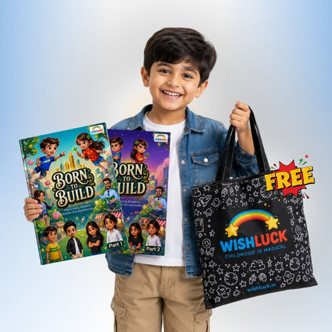 Born to Build finance book + Free Wishluck Tote Bag