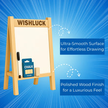 Wooden Whiteboard Double-Sided Easel Board