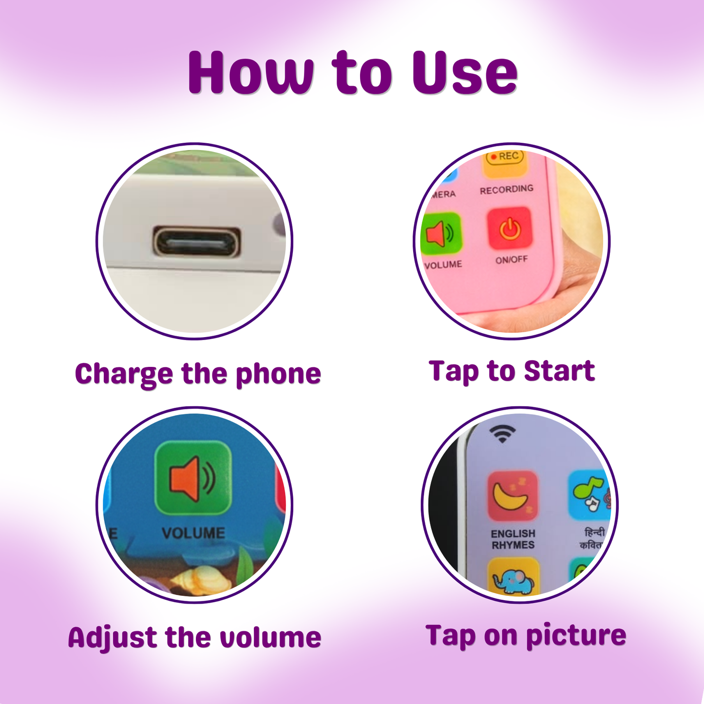 Kids Interactive Learning Phone
