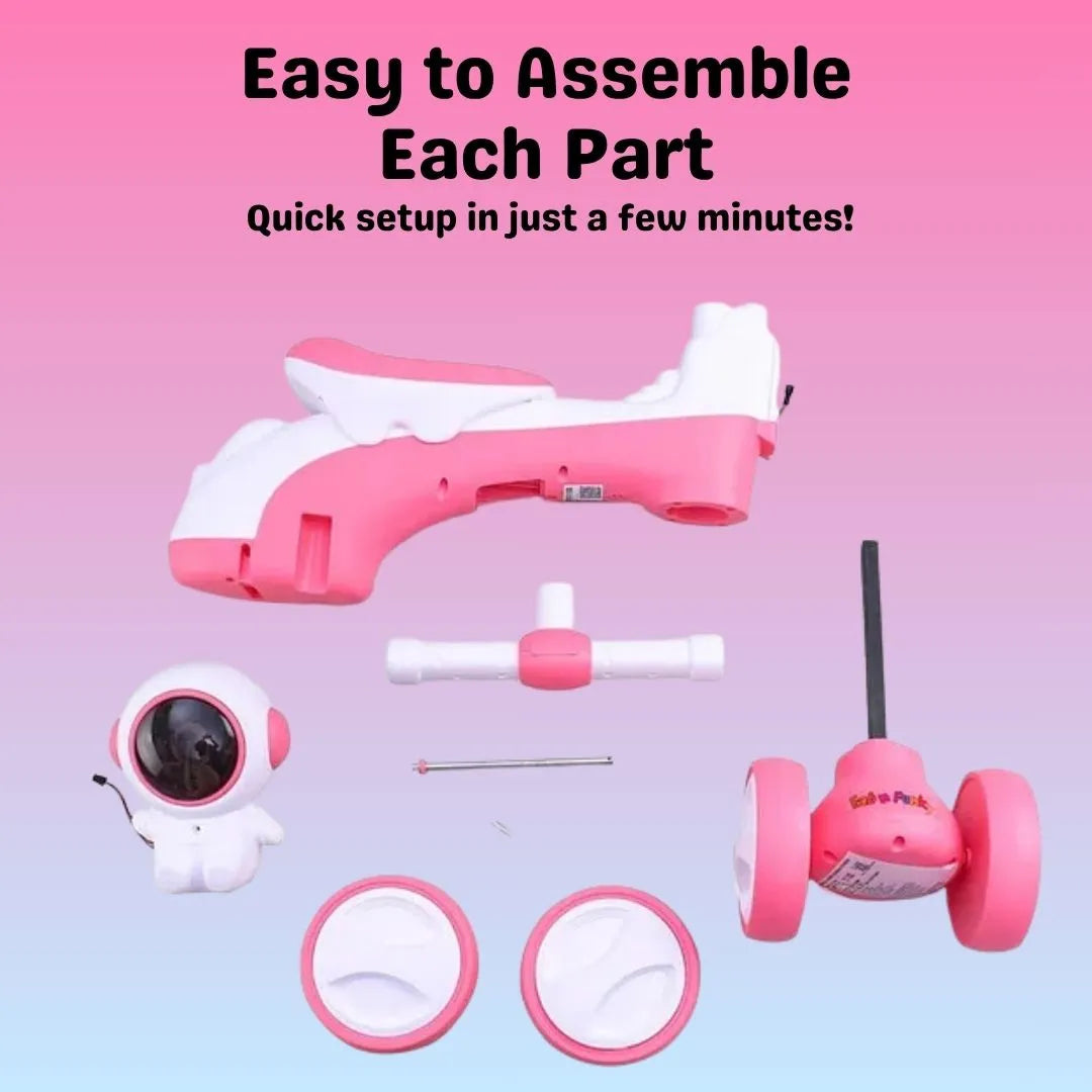 Astronaut Shape Balance Bike for Kids
