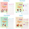 🎁 🎁 Magic Practice Copybook, (4 BOOK +1 PEN + 10 ) Calligraphy books for kids Reusable Writing Tool