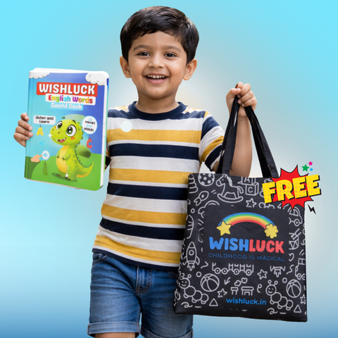 My First English Words Sound Book(Free Wishluck's Tote Bag)