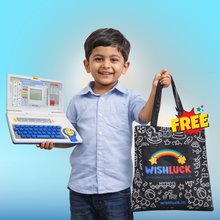 Interactive Educational Laptop For Kids(Free Wishluck's Tote Bag)