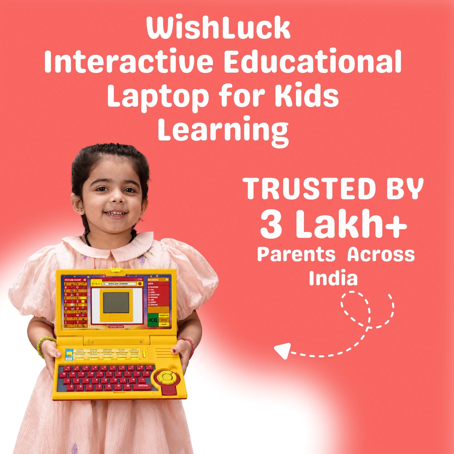 Kids Educational Laptop Toy | Learning Toys by Wishluck