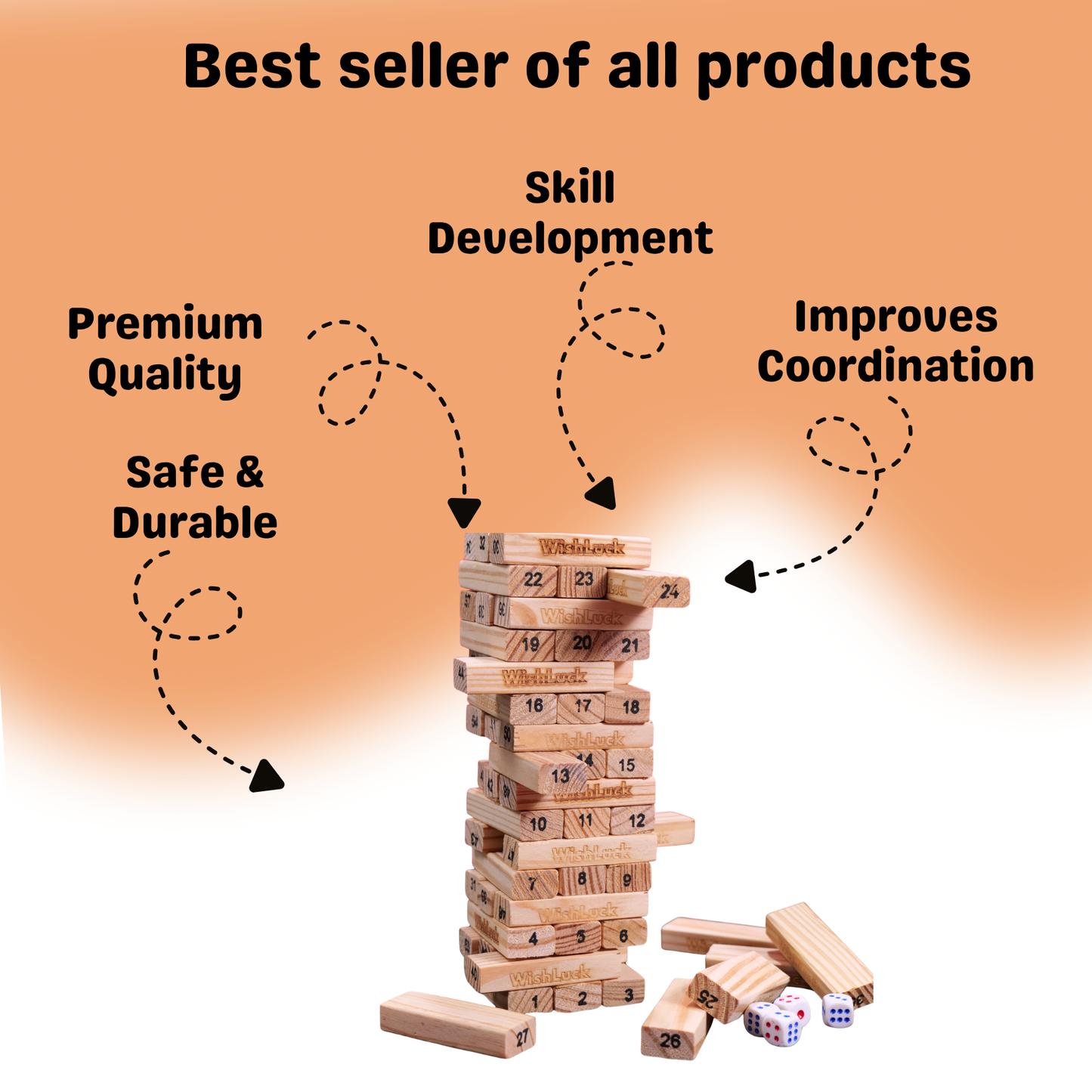 Tumbling Tower Game for Kids