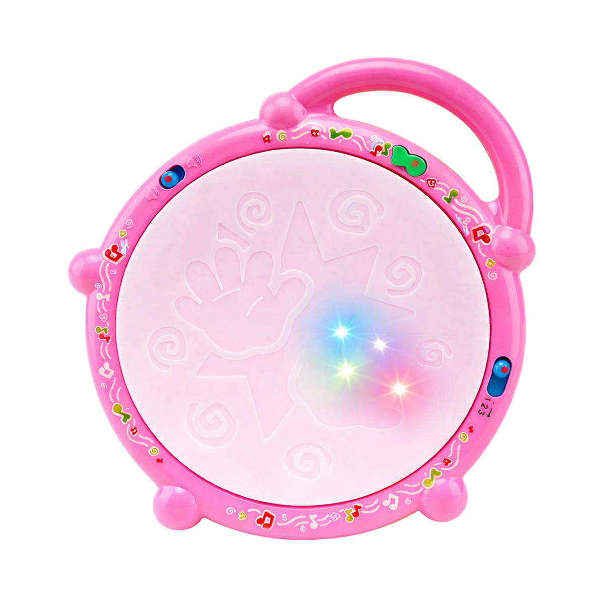 Flash Drum with Multicolor 3D Lights