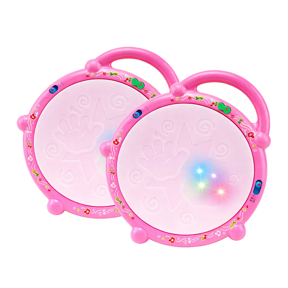 Flash Drum with Multicolor 3D Lights