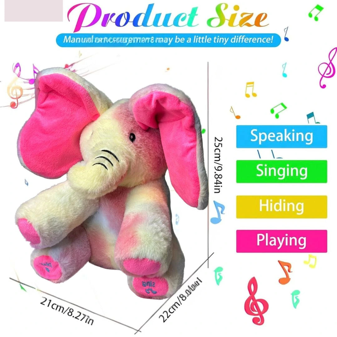 Interactive Peek-a-boo Elephant