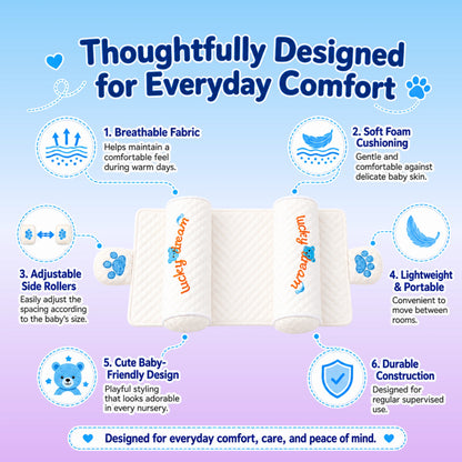 Baby head shaping pillow