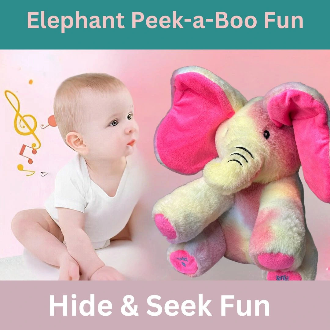 Interactive Peek-a-boo Elephant