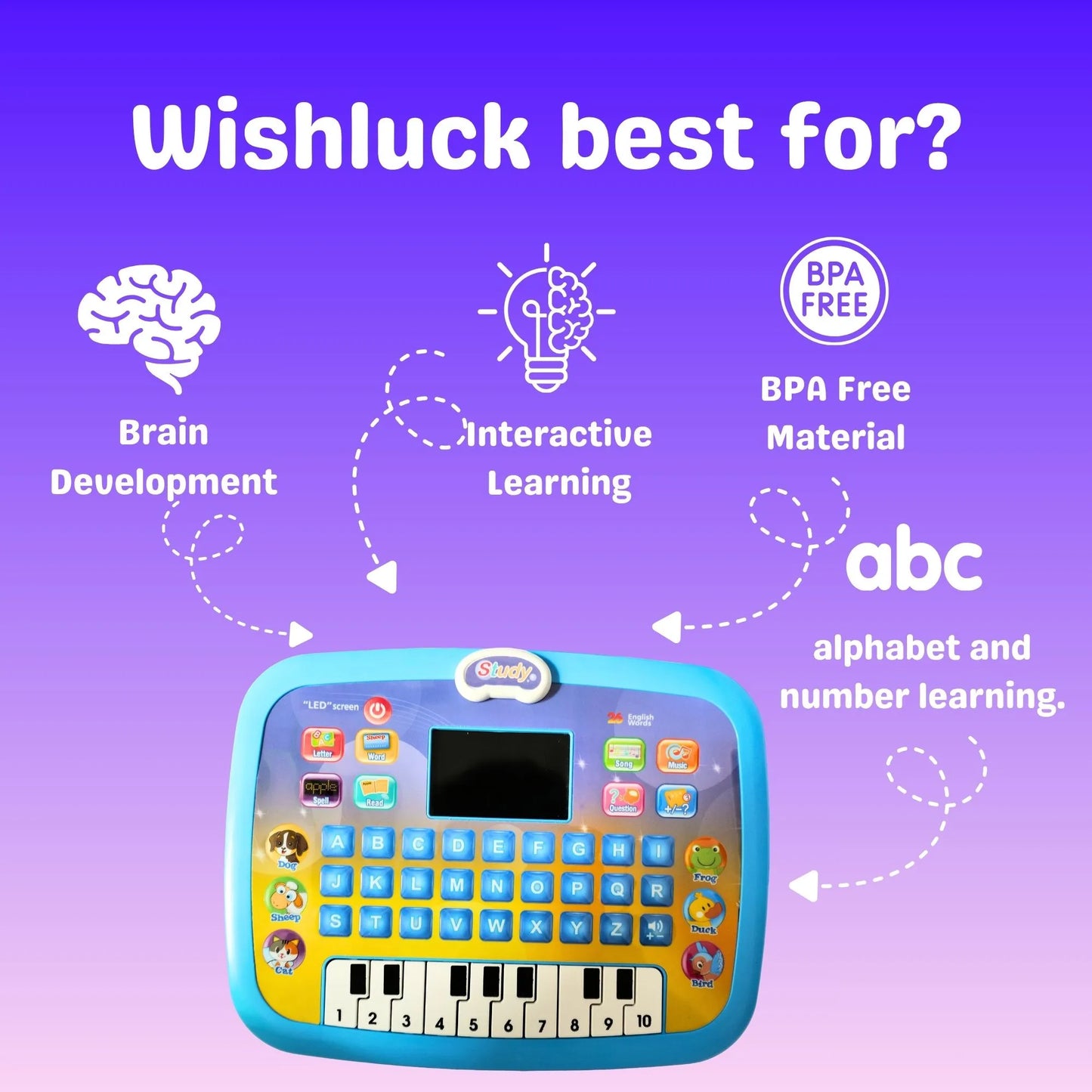 Kids Educational Tablet Learning Toy Device