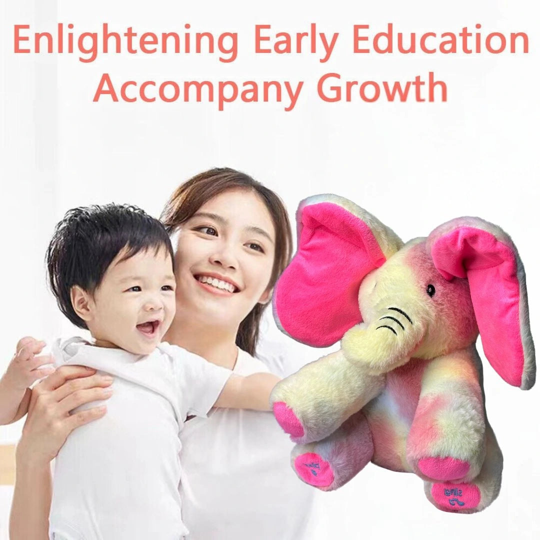 Interactive Peek-a-boo Elephant