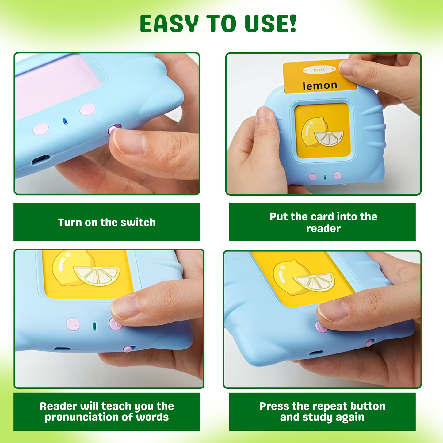 Wishluck Smart Talking Flash Learning Cards
