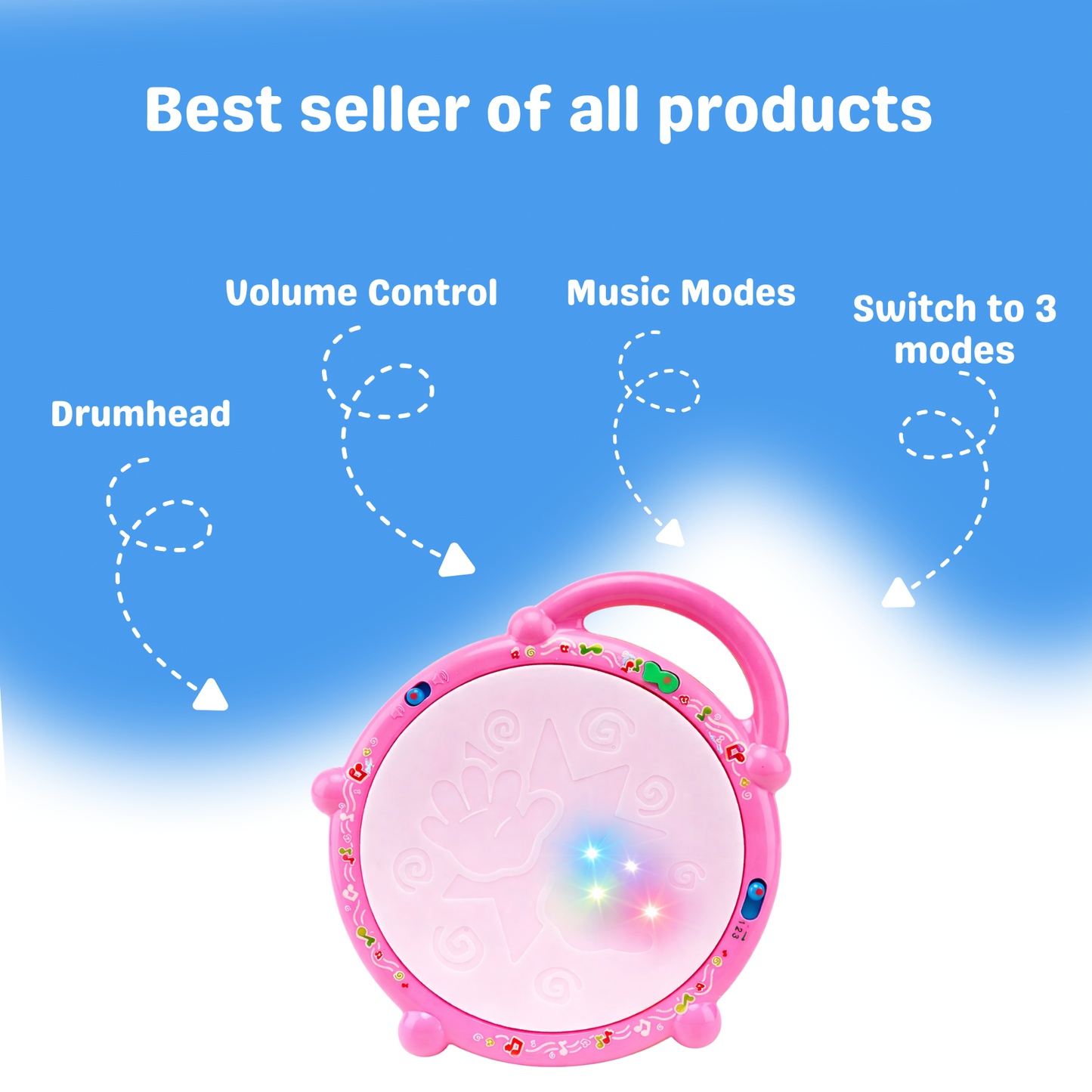 Light Beat Flash Drum Music Set