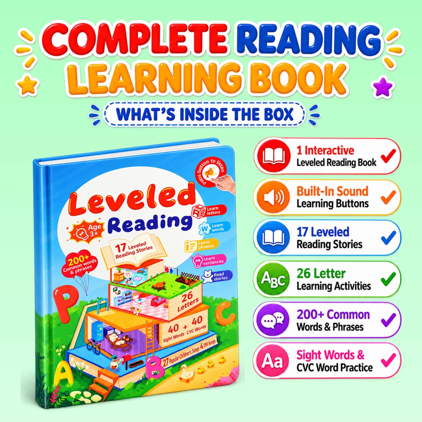 Leveled reading book