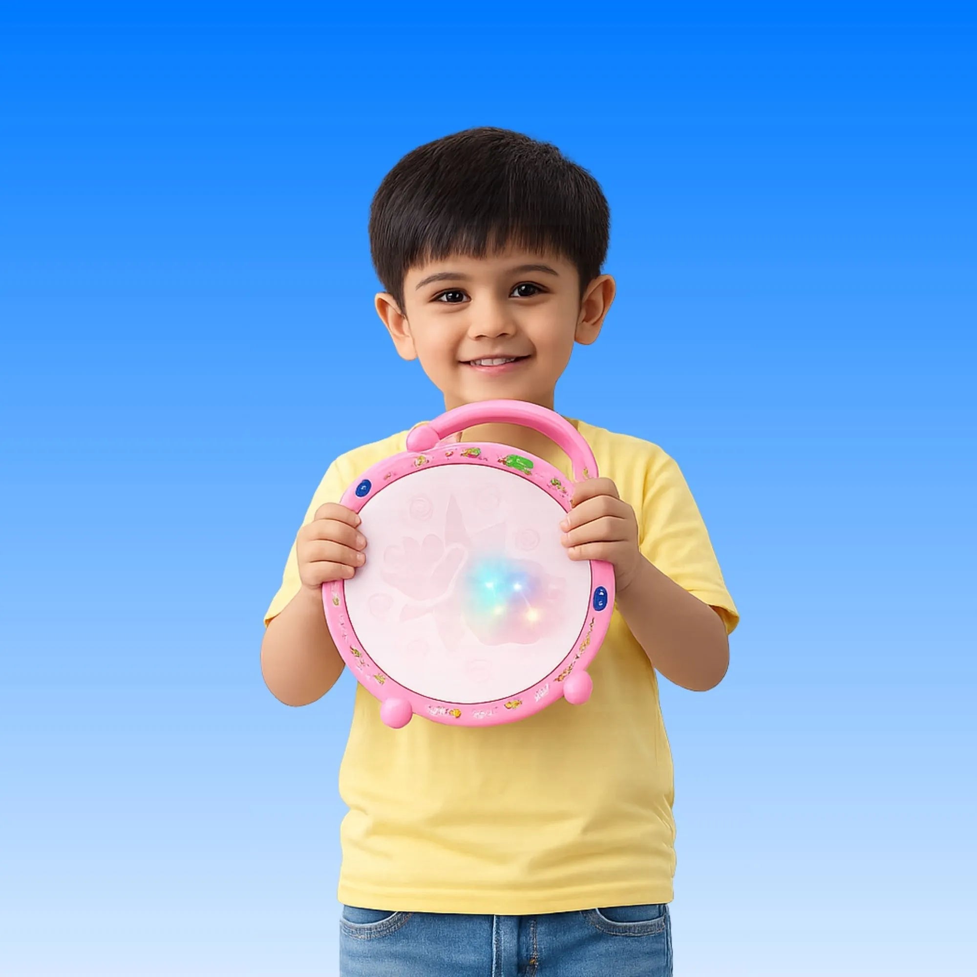 Flash Drum with Multicolor 3D Lights