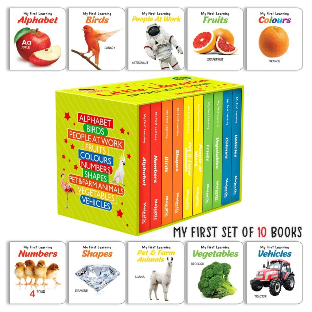 LKG Class Picture Book Box Set Of 10 Board Books