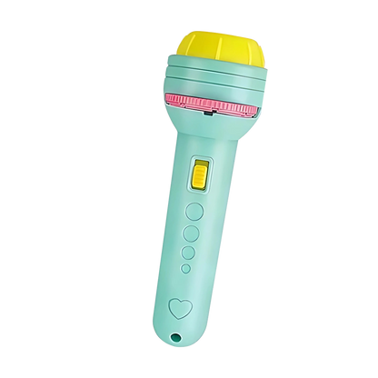 Mini projector flashlight torch for kids
