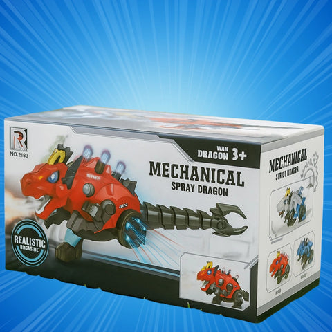 Introducing the Mechanical Spray Dragon: Walk, Glow, Spray for Epic Play! 🐉💦
