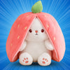 Soft Rabbit Plush: Adorable Bunny Stuffed Animal with Zipper