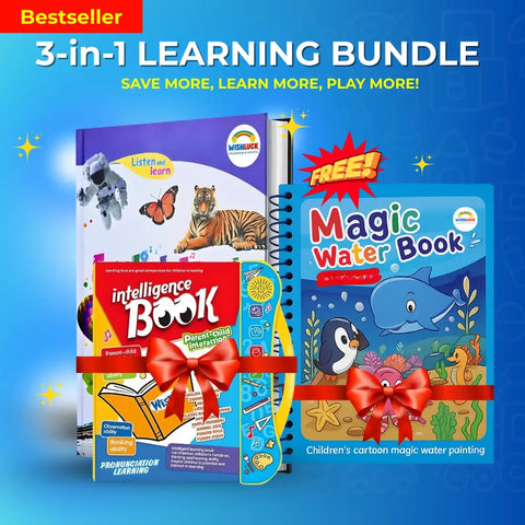 💥 3-in-1 LEARNING BUNDLE : Word Book, Learning E-Book and Water Magic Book ( Free )! 💥
