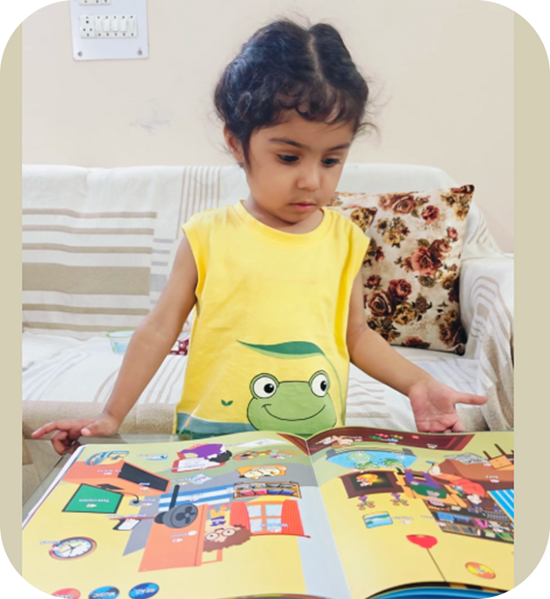 Reena Maheshwari  Covers all key preschool topics. My child has learned so much while having a great time.