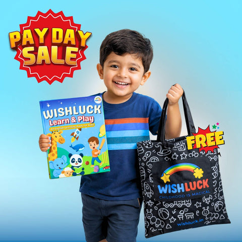 Learn and Play Sound Book + Free Wishluck's Tote Bag | Smart Interactive Book