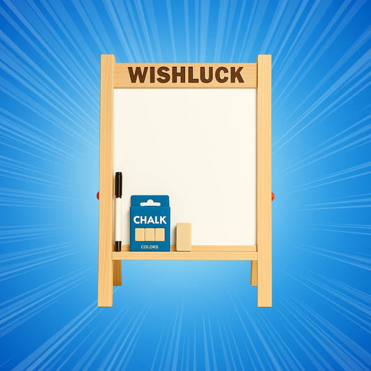 Wooden Whiteboard Double Sided Easel Board