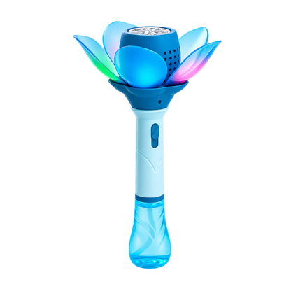 Bubble gun toy with led light