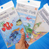 Wishluck's Set of 3 Compact Drawing Books with 6-Color Strip