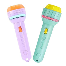 Mini projector flashlight torch for kids