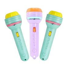 Mini projector flashlight torch for kids