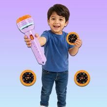 Mini projector flashlight torch for kids