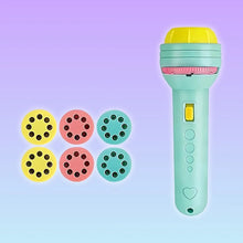 Mini projector flashlight torch for kids