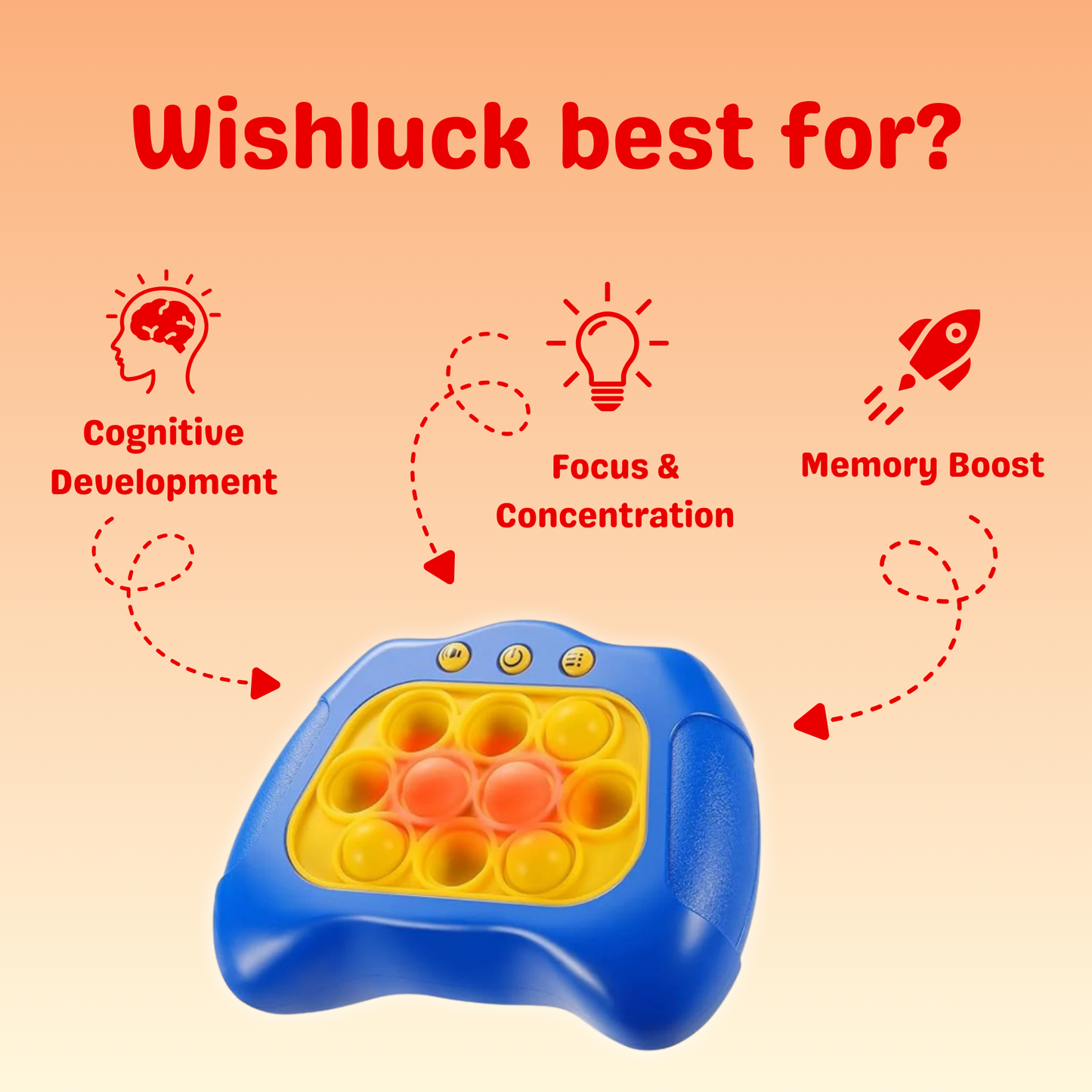 Quick Push Console Toy For Kids | Button Game | Wishluck