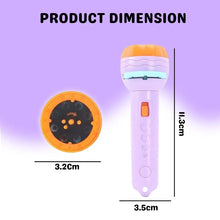 Mini projector flashlight torch for kids