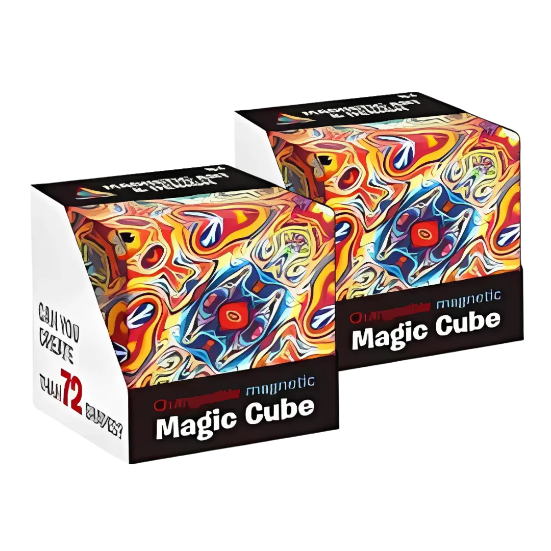 3D Magnetic Puzzle for 70+ Shapes