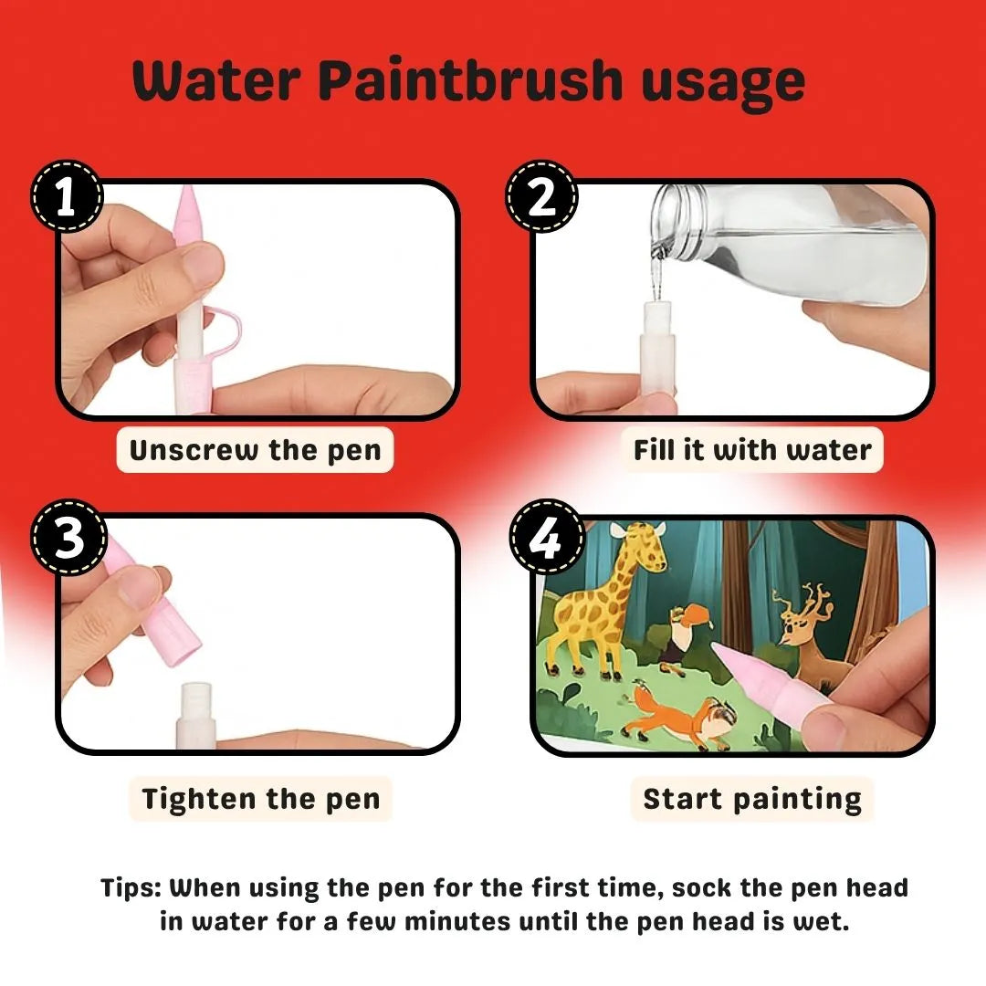 EBook + Drawing Sheet + Water Magic Book