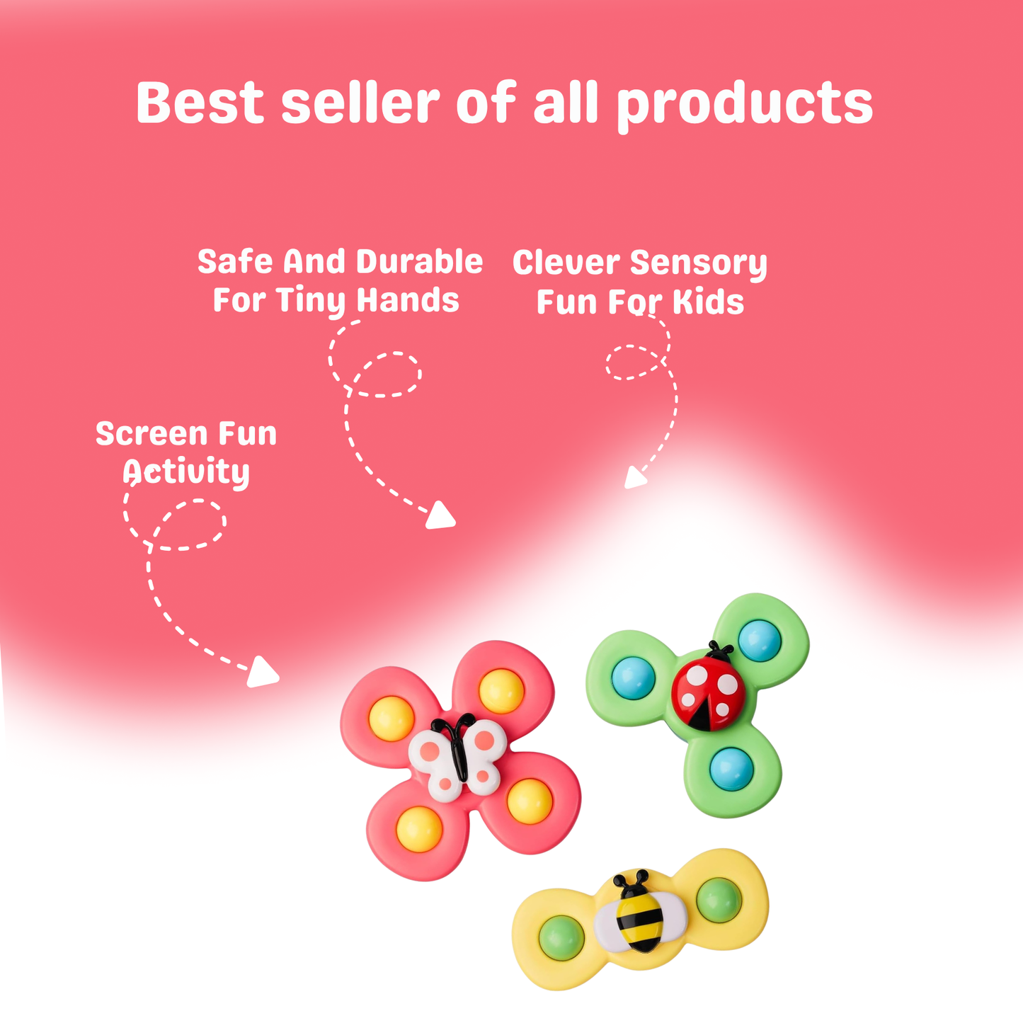 Suction Spinner Toys for Babies & Toddlers.