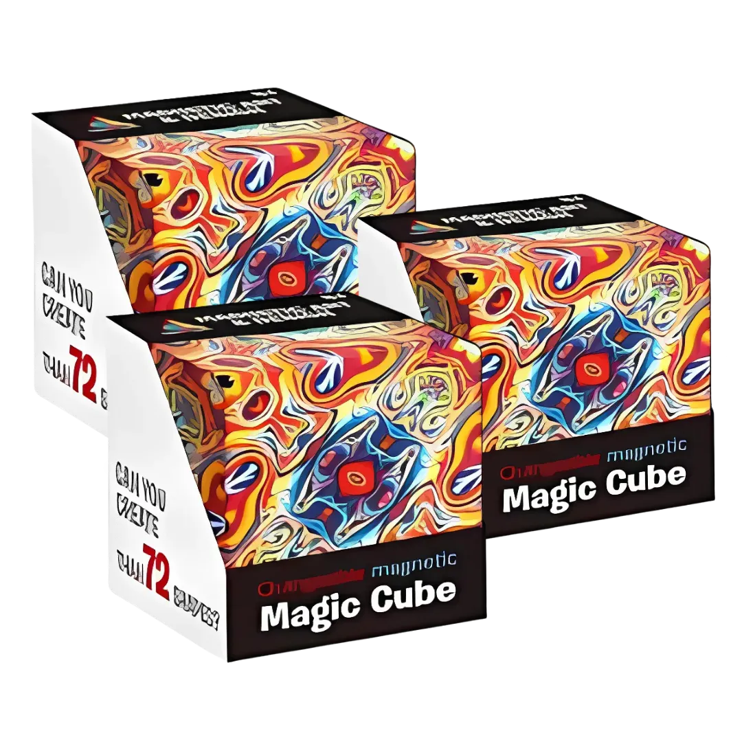 3D Magnetic Puzzle for 70+ Shapes