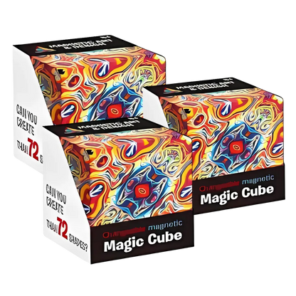 3D Magnetic Puzzle for 70+ Shapes
