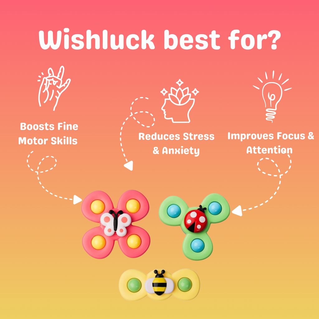 Suction Spinner Toys for Babies & Toddlers.