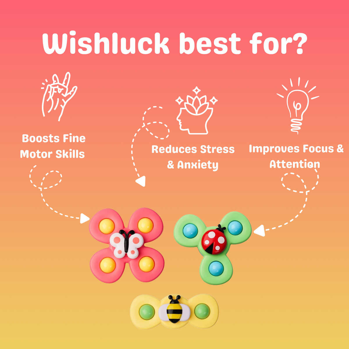 Suction Spinner Toys for Babies & Toddlers.