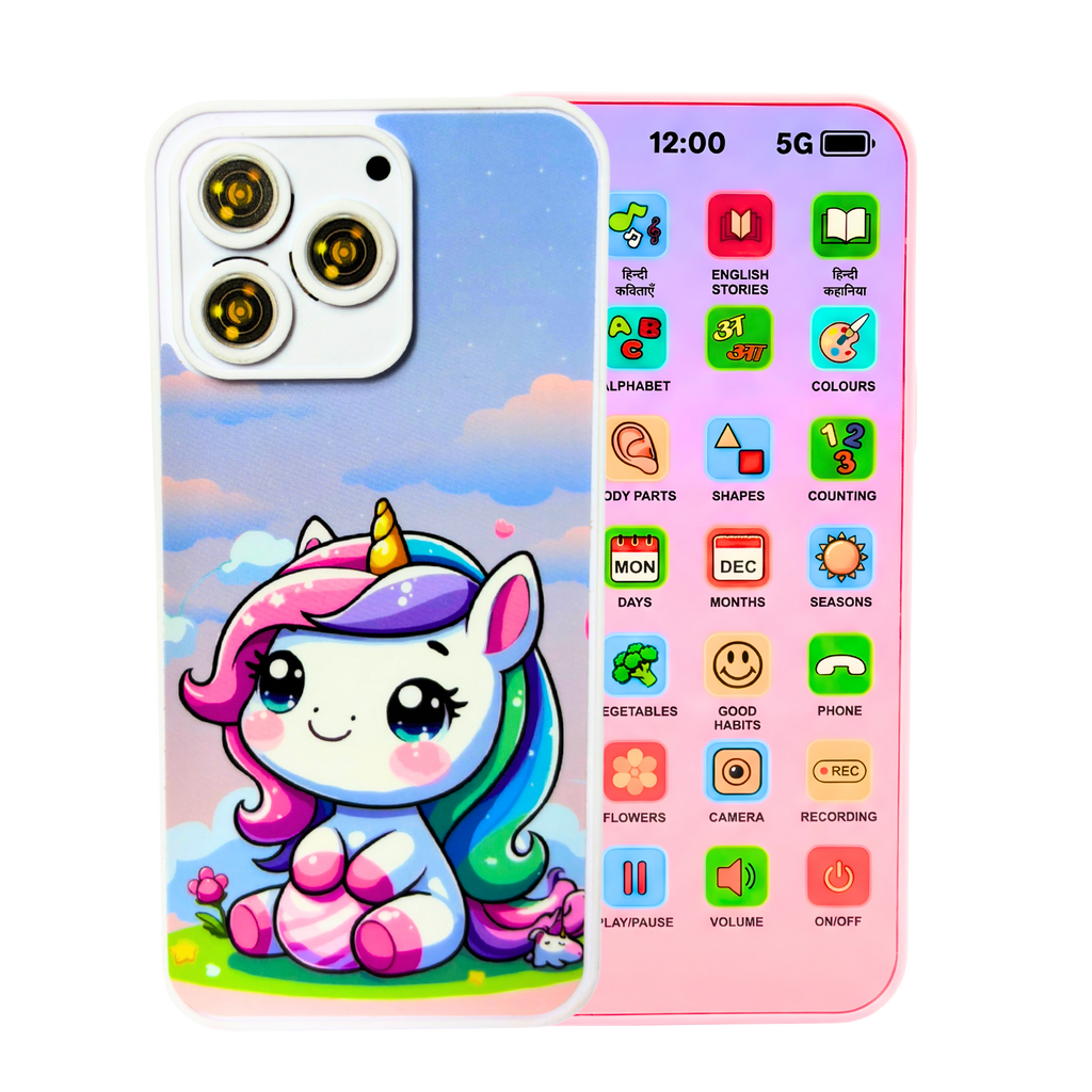 Kids Interactive Learning Phone +Free Wishluck's Tote bag