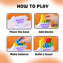 Skill Build Tower Balance Board Game