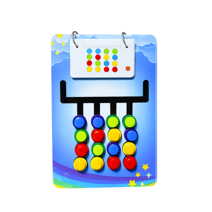 Colour Slide Puzzle for Kids | Wooden Colour coded | Wishluck India