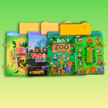 Interactive Velcro Press Sound Book Kids — Animals, Fruits & More | WishLuck