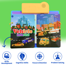 Interactive Velcro Press Sound Book Kids — Animals, Fruits & More | WishLuck
